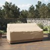 Pure Garden Outdoor Couch Cover - 76x33in Heavy-Duty 600D Polyester Canvas with UV 50+ and Waterproof Backing 50-LG1305